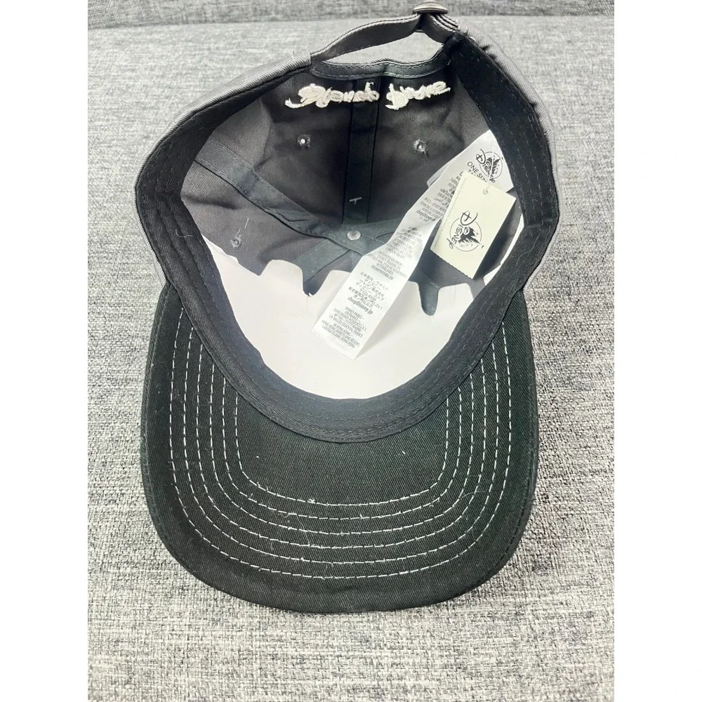 Disney Parks Wicked Spooky Mickey Mouse Skull Halloween Black Baseball Hat New